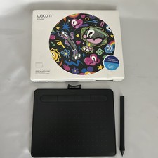 Wacom Intuos CTL-4100 Creative Pen Drawing Tablet Small Black w/ Box Pre-Owned picture