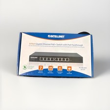 Intellinet IPS-08G-85W 8-Port Gigabit PoE+ PoE Passthrough Unmanaged RJ-45 picture