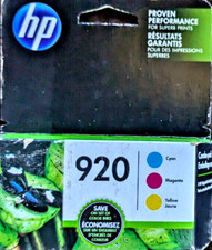 HP 920 Tri-Color Ink Cartridges - EXPIRED (2021). picture