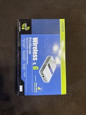 LINKSYS Wireless-G Print Server 2.4GHz 802.11g USB 2.0 / Model WPS54G NEW SEALED picture
