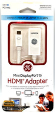 GE MINI DISPLAY PORT TO HDMI ADAPTER 1080P PC/Mac 10873 Read Description picture