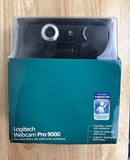 Logitech Webcam Pro 9000 USB 2.0 Black 30fps 1600x1200 Autofocus Mic picture