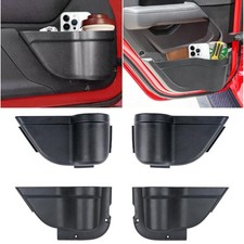 4PCS Front and Rear Door Storage Pockets for Jeep Wrangler Accessories 2011-2018 picture