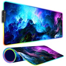 Armanza RGB Gaming Mouse Pad, Large Mousepad with X-Large, 02 Dazzling Galaxy  picture