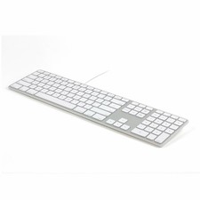 Matias FK318S-UK Aluminium USB Keyboard For Mac OS QWERTY UK Layout Silver picture