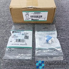 50pcs For Panduit NetKey NK688MBU Cat6 Keystone Jack Blue Module  picture