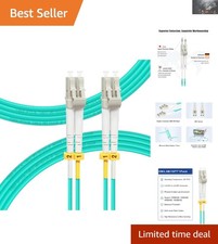 10FT LC to LC Fiber Patch Cable OM3 10GB Multimode for High-Speed Networks picture