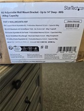 = Startech 2-Post 6U Wall Mounted Rack Adjustable 16