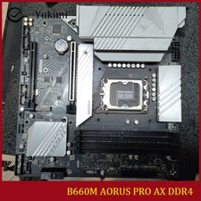 FOR GIGABYTE B660M AORUS PRO AX DDR4 LGA1700 128GB Micro ATX Motherboard Test OK picture