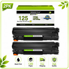 2PC CRG125 Toner cartridge Compatible for Canon 125 imageCLASS MF3010 Printer picture