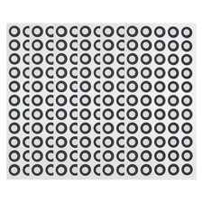 400Pcs Inner 5mm Outer 9mm Round High Reflective 3D Scanning Marker picture