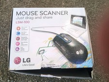 LG LSM-100 Mouse Scanner Smart Scan Black MCL1U 1200 DPI Mac / Windows XP / 7 picture