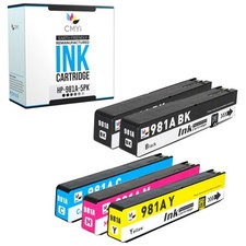 5-Pack Compatible CMYi 981A Ink fits HP PageWide Enterprise Color 556dn 556xh picture