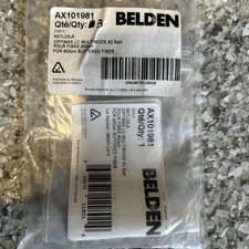 BELDEN AX101981 Optimax Lc Multi Mode 62.5 Um Lot Of 3 In Box picture