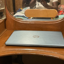 HP 15.6in Blue Notebook Laptop w/ Built-In Webcam, USB-C HDMI USB picture
