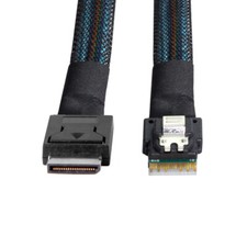 SFF-8654 Slimline SSD Data Active to OcuLink PCIe PCI-Express SFF-8611 4i Cable picture