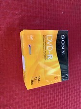 NEW Sony DVD-R DVD Recordable DISC 10 Pack 120 Min 4.7GB 1X-8X NEW Sealed in Box picture