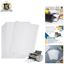 Bulk Pack of 10 Biodegradable 8.5x11 Printer Cleaning Sheets for All Models picture