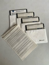 Vintage Software Microsoft Quick Basic 4.0 Floppy Disc - Untested picture
