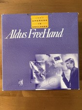 Aldus FreeHand 3.0 Macintosh Vintage Software 8 Floppy Disks Box Manuals picture