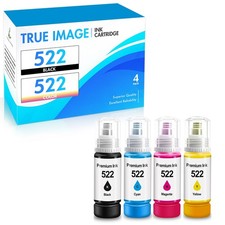 4x Ink Refill Bottle For Epson 522 T522 Ecotank ET-2400 4800 2800 2803 2720 4700 picture