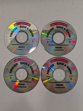 4 Russian Pimsleur Loose Language Audio CDs | Lessons 1-8, 4 Discs Only picture