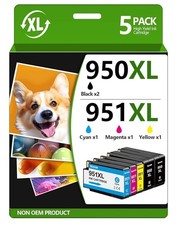 950XL and 951XL Ink Cartridges Combo Pack Compatible for HP 950 951 Ink Car [F] picture