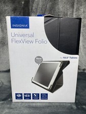 INSIGNIA Universal FlexView Folio For 10.5 Tablet Holder Adjustable Black picture