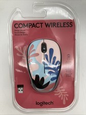 Logitech Design Compact 2.4GHz Wireless Mouse Coral Reef 910-006607 NEW picture
