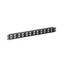 Panduit CPP48HDVNSWBL Mini-Com 48-Port Patch Panel 1 RU Rack Black picture