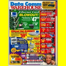 DATA COMM WAREHOUSE 1997 catalog computers IBM microsoft ad vertisement picture