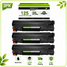 CRG125 For Canon 125 Toner Cartridge imageCLASS LBP6000 LBP6000B MF3010 x3PCS picture