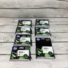 HP 935XL Genuine Ink Cartridges Magenta Cyan Yellow Exp 2023/2016 Lot Of 7 picture