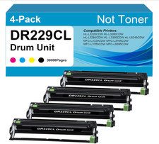 DR229CL Drum Unit 4 Pack For Brother HL & MFC Printers (Not Toner) picture