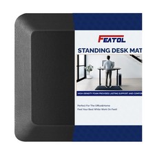 FEATOL Anti Fatigue Mat for Standing, 9/10 Extra Thick Ergonomic Standing Des... picture