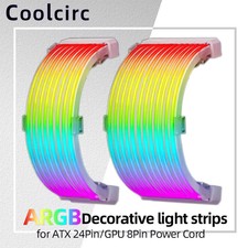 ARGB LED Cable Extension Kit 8/24Pin PSU RGB Sync Strip PC Custom Cable picture