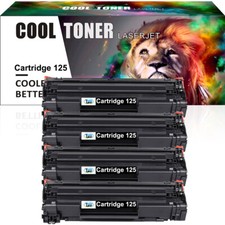 4pk 125 Toner Cartridge for Canon ImageClass LBP6000 LBP6030w MF3010 Printer picture