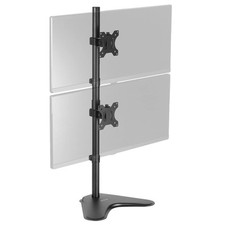 VIVO Dual Monitor Desk Stand Free-standing LCD mount, Holds in Vertical Position picture