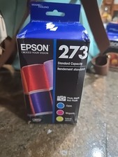 New Genuine Epson 273 Photo Black + CYM Color Ink Cartridges OEM FRESH 03/2027 picture