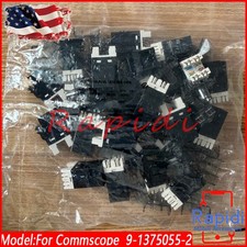 120PC Black Network Jack For Commscope Category 6 Gigabit RJ45 CAT6  9-1375055-2 picture