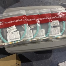 2m6ft OM4 LC LC Fiber Patch Cables MMF Multimode Op 0.2m~122m LC to LC Lot-4 picture
