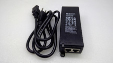 Microsemi PD-9001GR/AT/AC 30W Gigabit PoE+ Injector 55V 0.6A w/ Power Cord picture