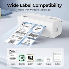 Labeer Thermal Shipping Label Printer - 4x6 Bluetooth /USB High Speedy picture