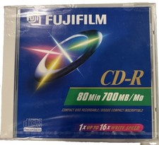 FUJIFILM CD-R 80 Min ~ 700MB Compact Disc Recordable Lot of Eight (8) picture
