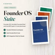 Notion Template Bundle Founder OS Suite Business Workspace AI Prompts MCP Pack picture