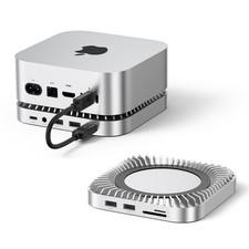 Raycue Mac mini M4 Dock Stand 8TB NVMe SSD Enclosure Dual 10Gbps USB-A 10G USB-C picture
