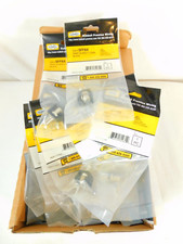 SFFBX F-Coax Connector Keystone Hubbell Snap-Fit Black - QUANTITY OF 25 picture