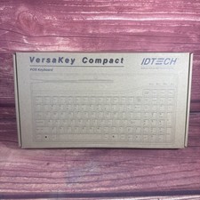 ID Tech VersaKey 230 USB POS Keyboard w/ MagStripe Reader IDKA-334333B NEW picture