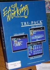 Vintage Easy Working from Spinnaker TRI-PACK Software - Commodore 64/128 ~ 1987 picture