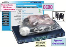 NEW Symmetricom SyncServer S200 OCXO ublox UPGRADED GPS NTP Network Time Server picture